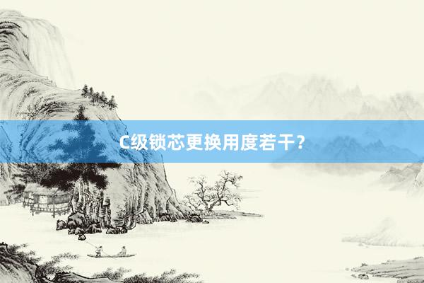 C级锁芯更换用度若干？